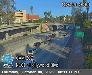 101 · Hollywood Blvd traffic camera